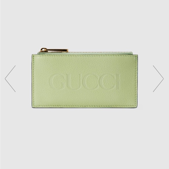 Rare Japan Limited Gucci Logo Zip Card Case - Picture 10 of 13